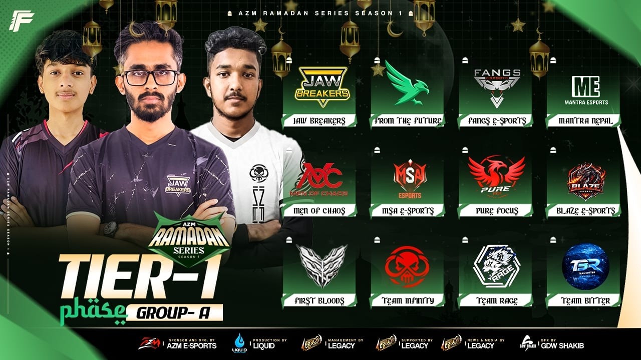 [🚨LIVE] AZM RAMADAN SERIES S-1 || E-SPORTS PHASE R-1 G-A || PRESENTED BY LEGACY E-SPORTS
