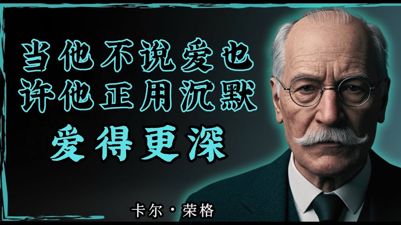 为什么他选择沉默而不是去爱？冷漠与情感权力的潜意识机制｜荣格