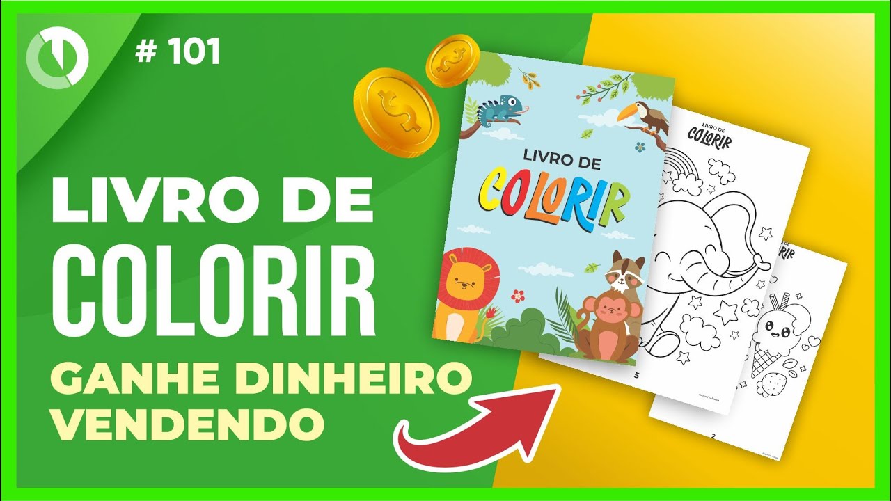 Como fazer um livro de desenhos para colorir no Corel Draw e ganhar dinheiro