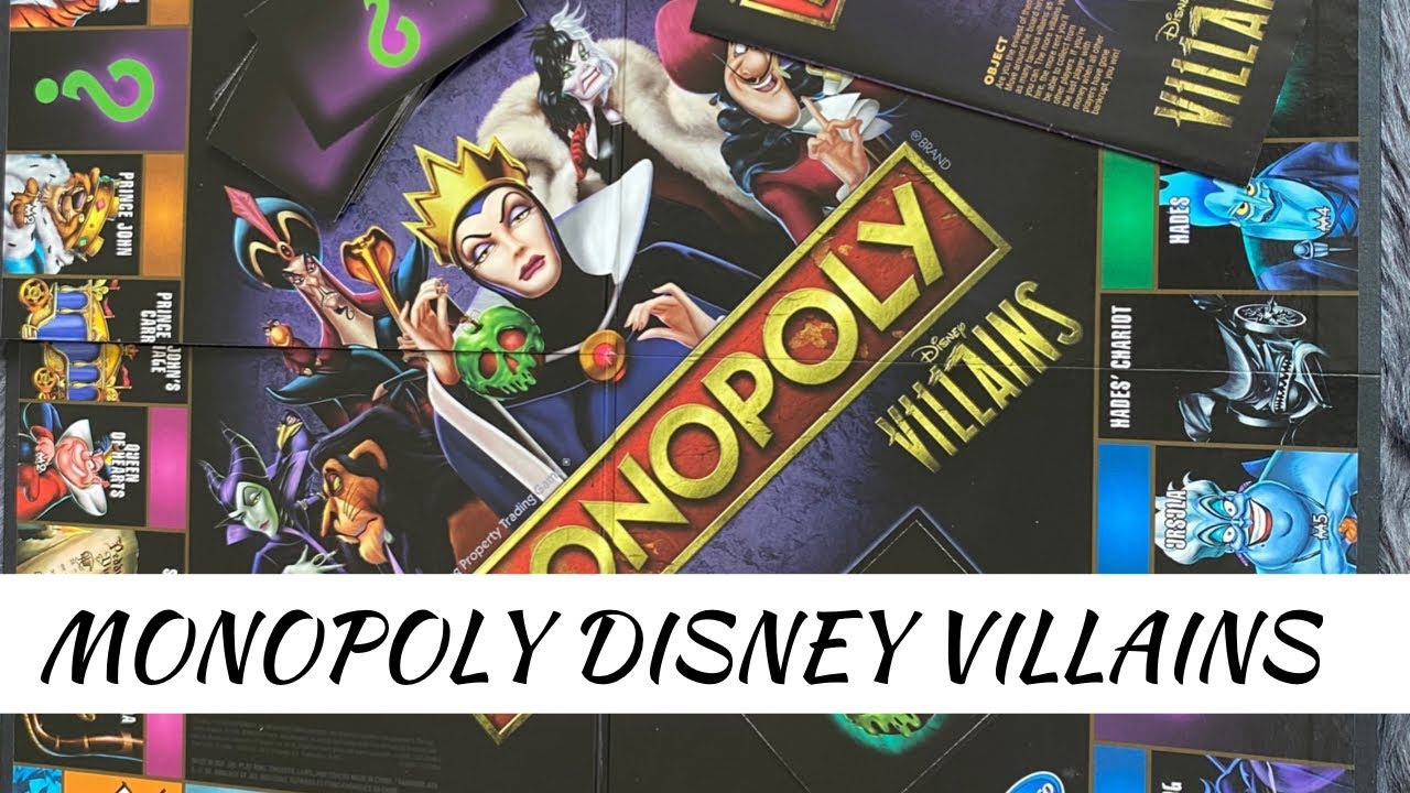 [UNBOXING] Monopoly Disney Villains Edition: How to Play