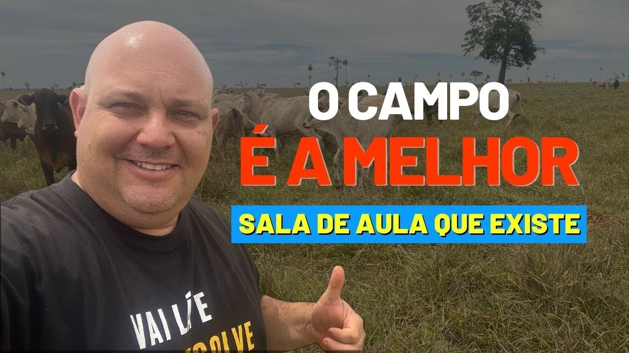 ENSINANDO A VERDADEIRA TECNOLOGIA PECUÁRIA NA MELHOR SALA DE AULA O CAMPO | PROF MARCELO COSTA