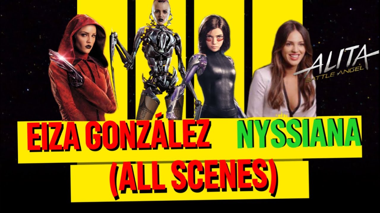 Eiza González (Todas las escenas de Nyssiana en Alita Battle Angel)