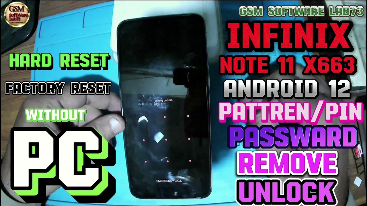 Infinix Note 11 Hard Reset||infinix X663 Factory reset|GsmSoftWareLab73