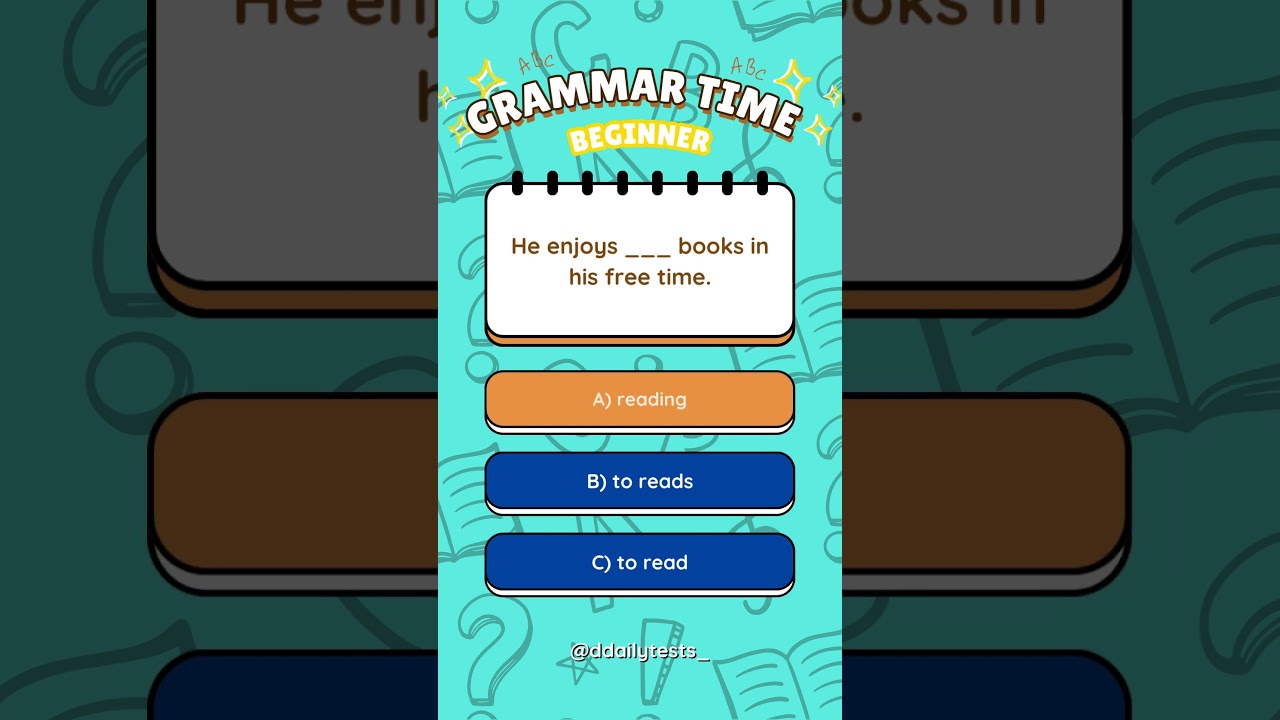 Challenge Accepted: Crack the English Grammar Code! 🔍🔠  #englishgrammarquiz  #englishquiz