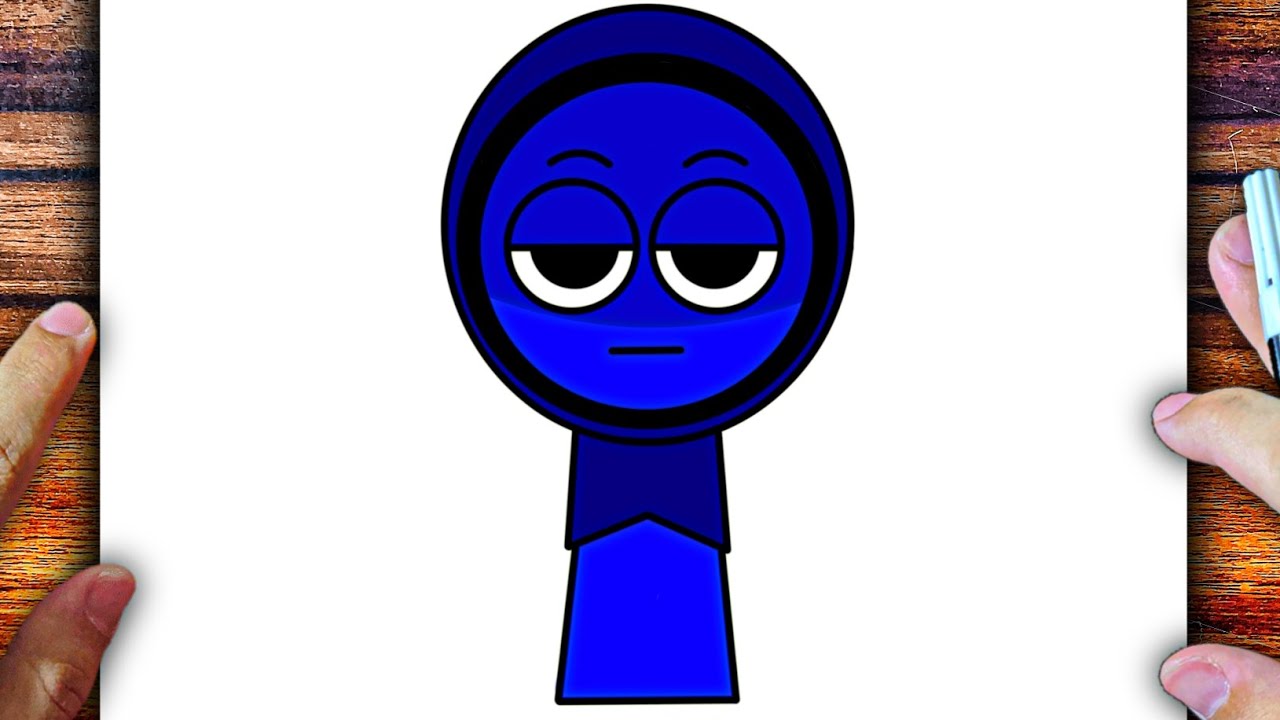 CÓMO DIBUJAR A JEVIN (BLUE) - INCREDIBOX SPRUNKI
