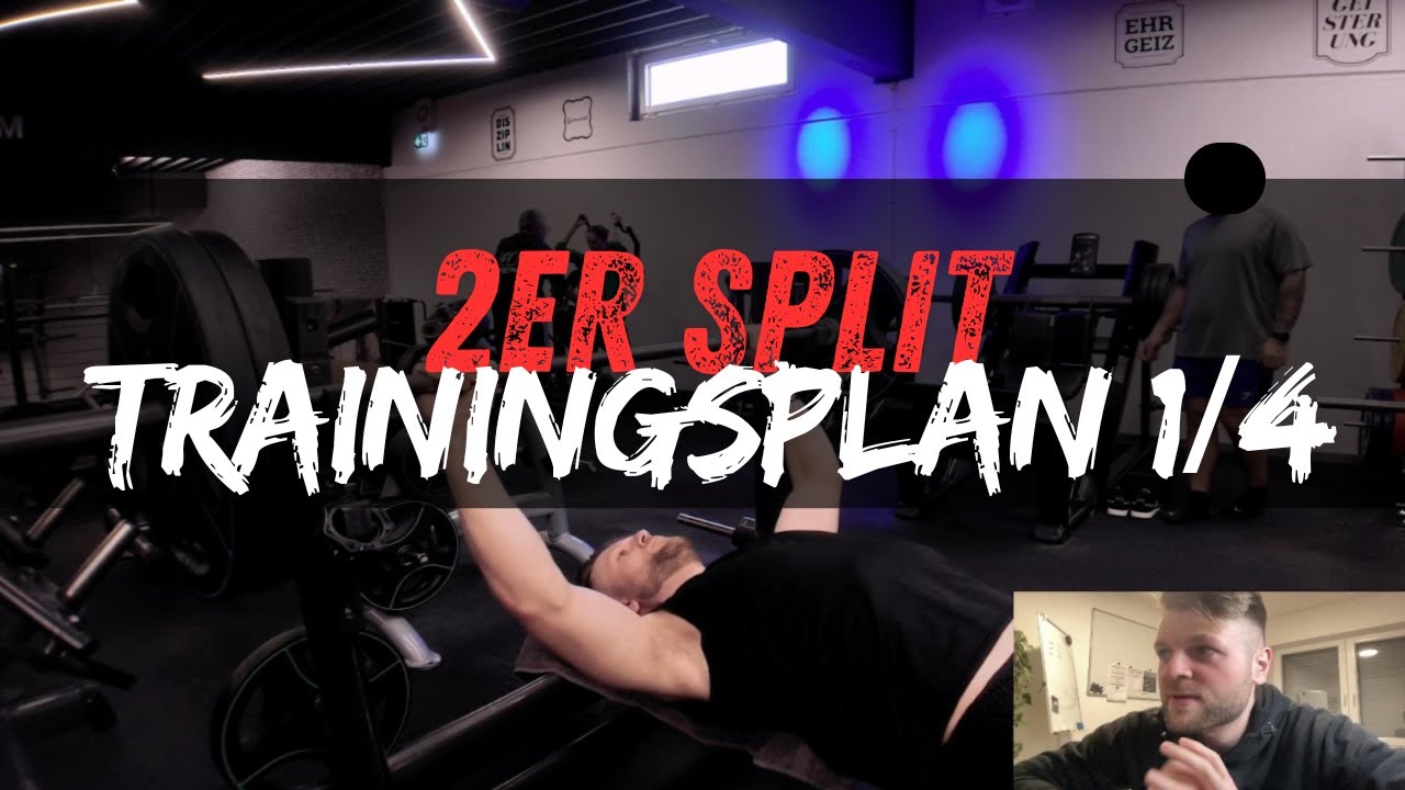DER BESTE Trainingsplan für MAXIMALEN MUSKELAUFBAU - Teil 1/4