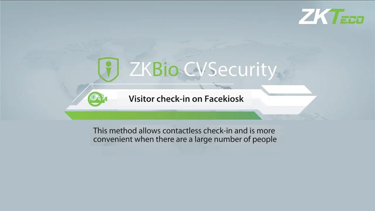 How to configure ZKBio CVSecurity Visitor Check-in on FaceKiosk | ZKTeco Europe