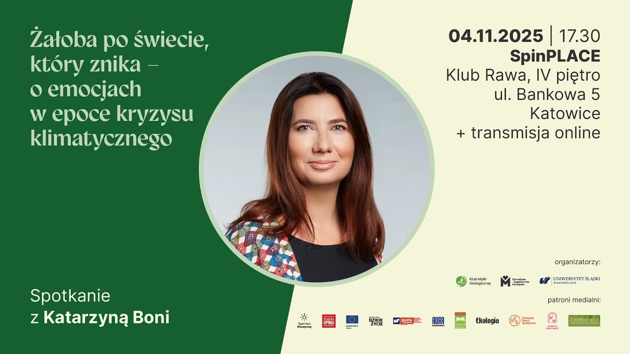 103. Spotkanie Klubu Myśli Ekologicznej – Katarzyna Boni