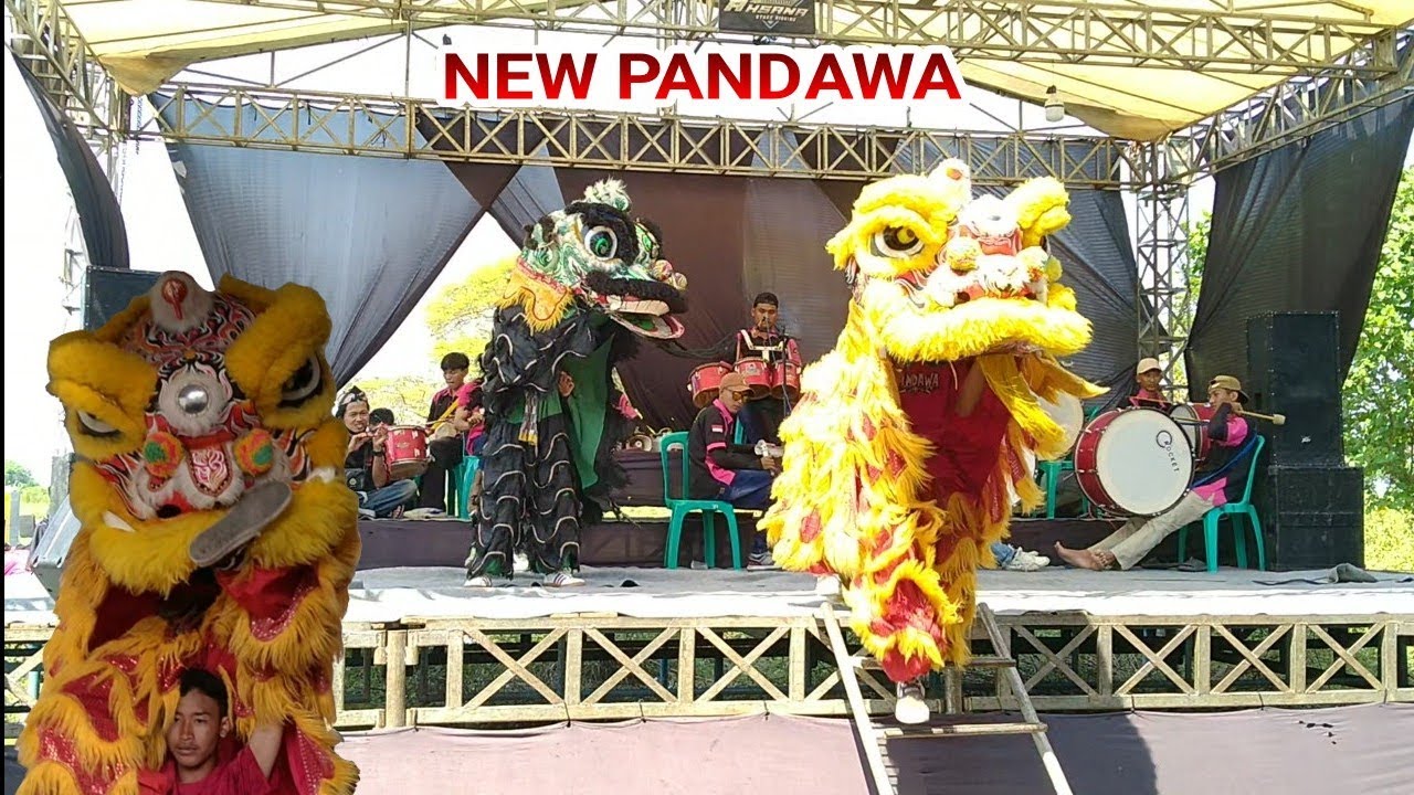 Keren..! Performa Barongan China Barongsai New Pandawa Di Menco Wedung Demak | Hidayah Demak 