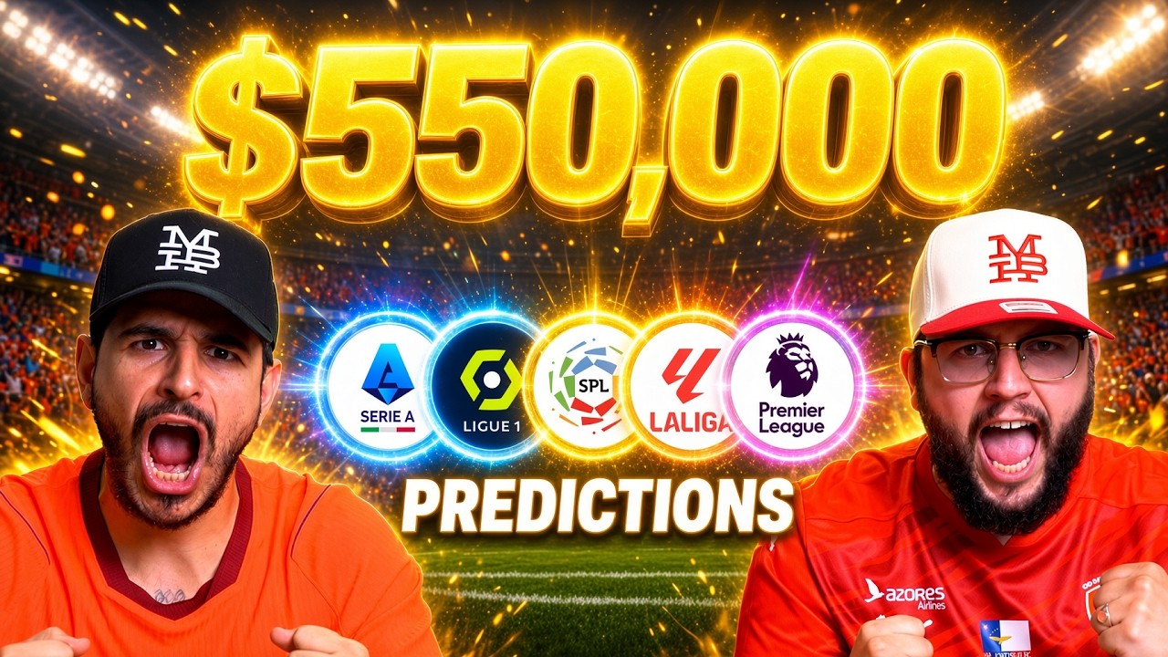 $550,000 Bet on This Week's Matchups | EPL, Serie A, Ligue 1 & La Liga Best Bets & Predictions