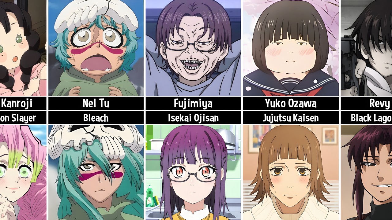 The Biggest Glow Ups In Anime (Female Edition)