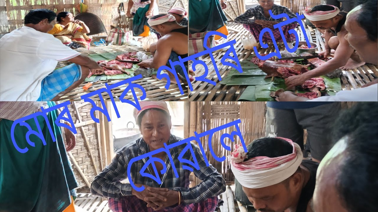 মোৰ মাক গাহৰি এটা খোৱালে ডাঙৰ বাইদেউ 🙏🙏🐖 Doley Ome 🙏