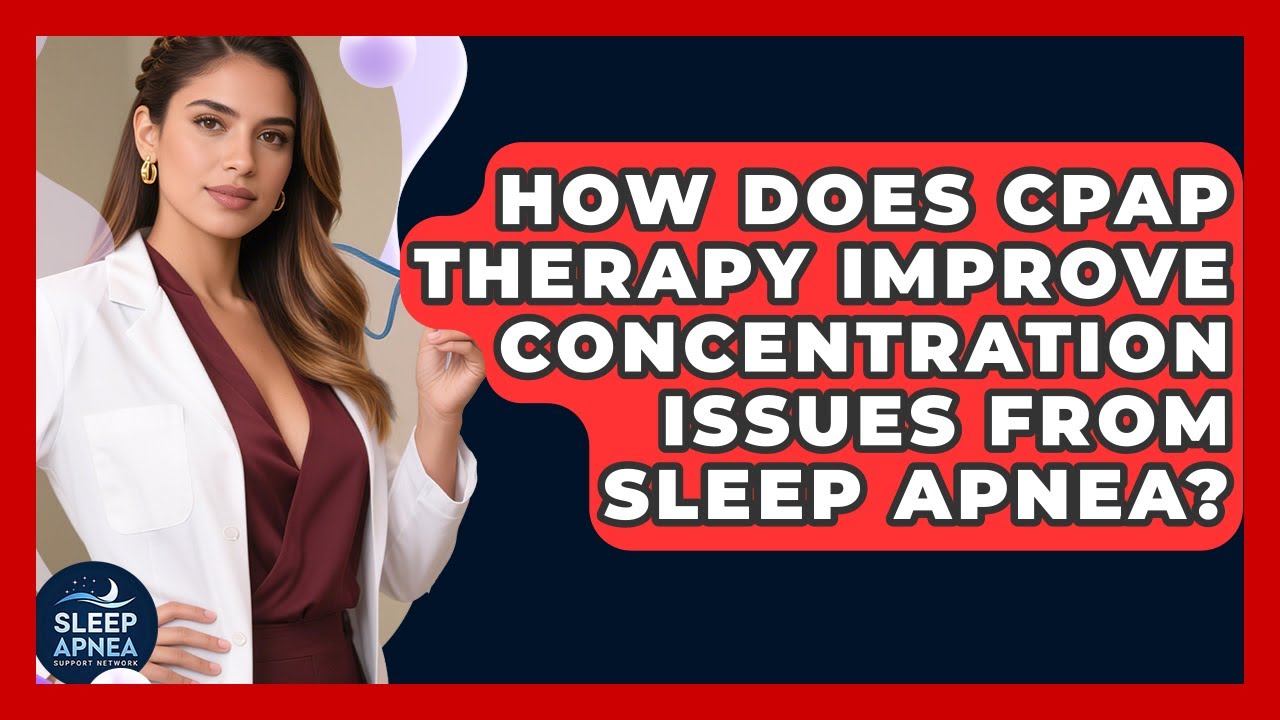 How Does CPAP Therapy Improve Concentration Issues From Sleep Apnea? - Sleep Apnea Support Network