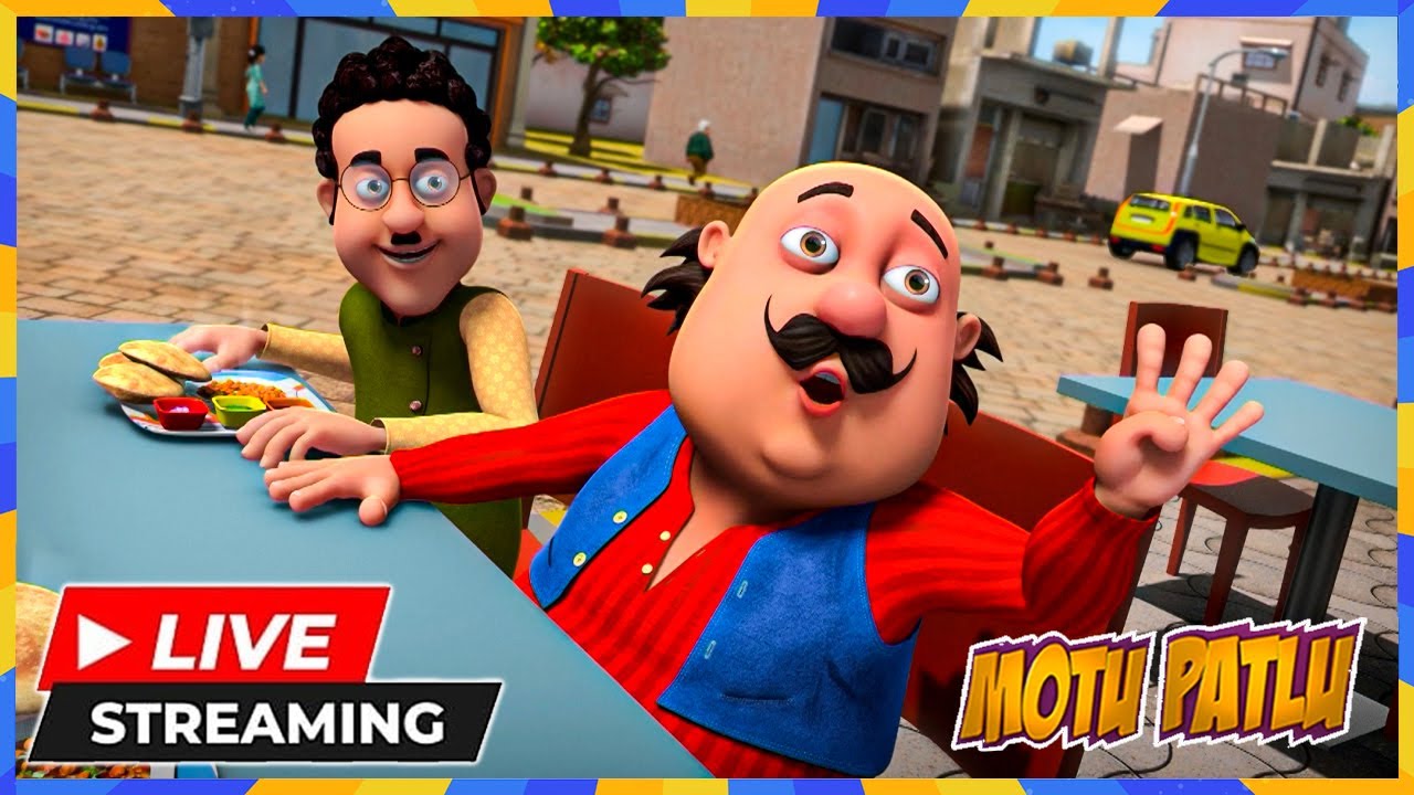 LIVE - Motu Patlu | മോട്ടു പട്&zwnj;ലു #motupatlu #livestream #motupatlukijodi #cartoon  #motupatlufun