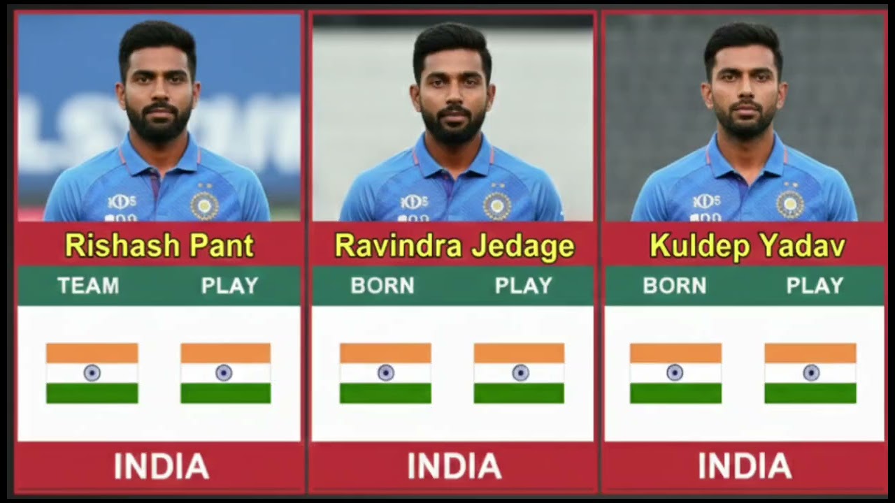 INDIA BEST CRICKET PLAYERS BORN AND PLAY GAME INFORMATION.
