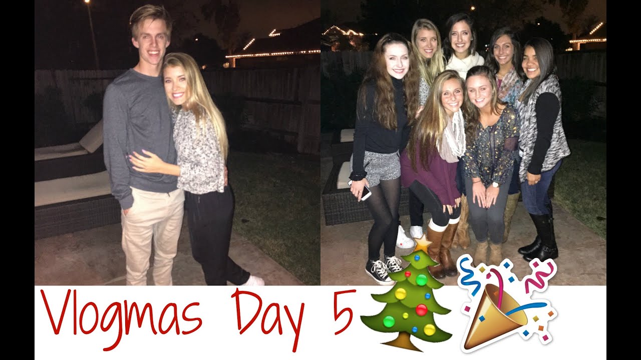 VLOGMAS DAY 5 //  gingerbread decorating party!