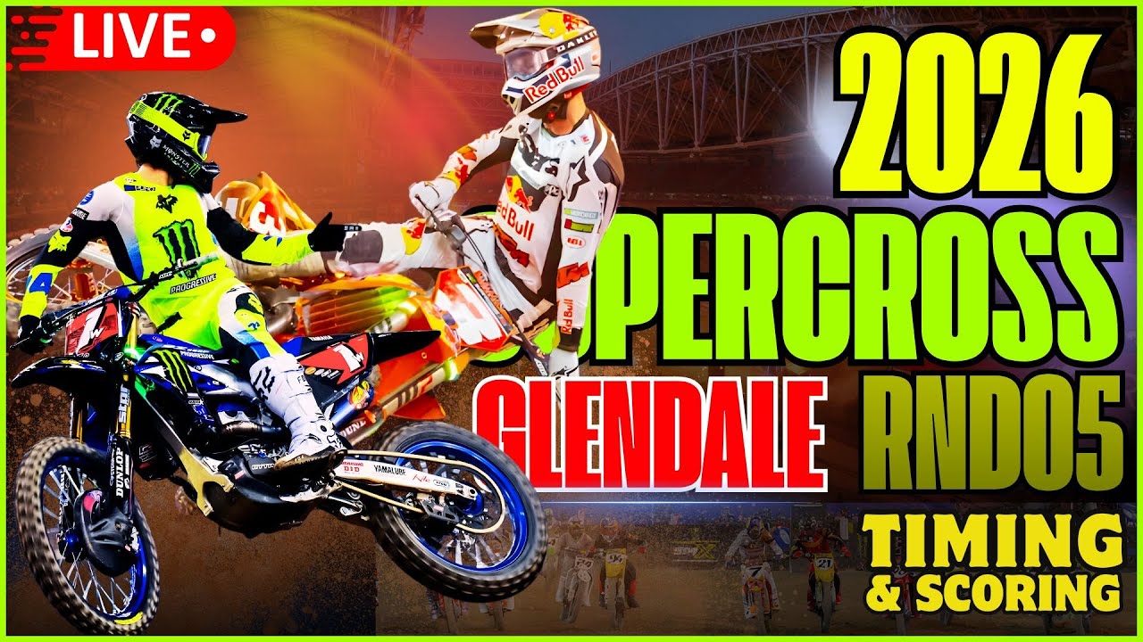 2026 AMA Supercross Round 05, Glendale Live Timing and Scoring