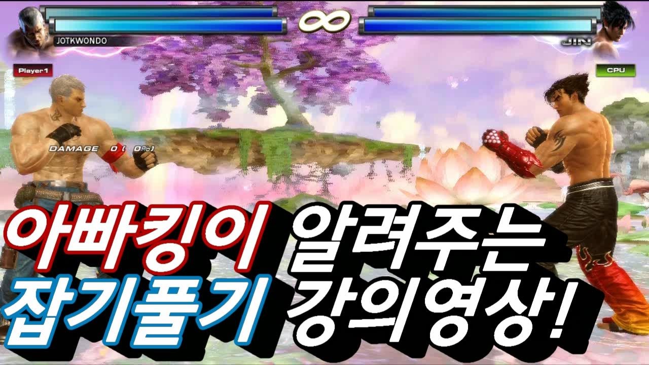 [철권] 아빠킹의 이해하기 쉬운 잡기풀기 강의