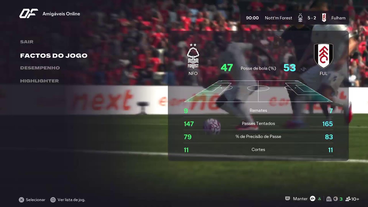 Forest vs Fullham PREM UFL