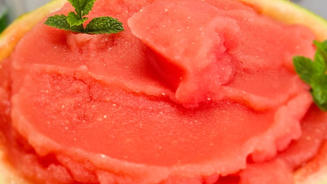 Sorbetto all'anguria 