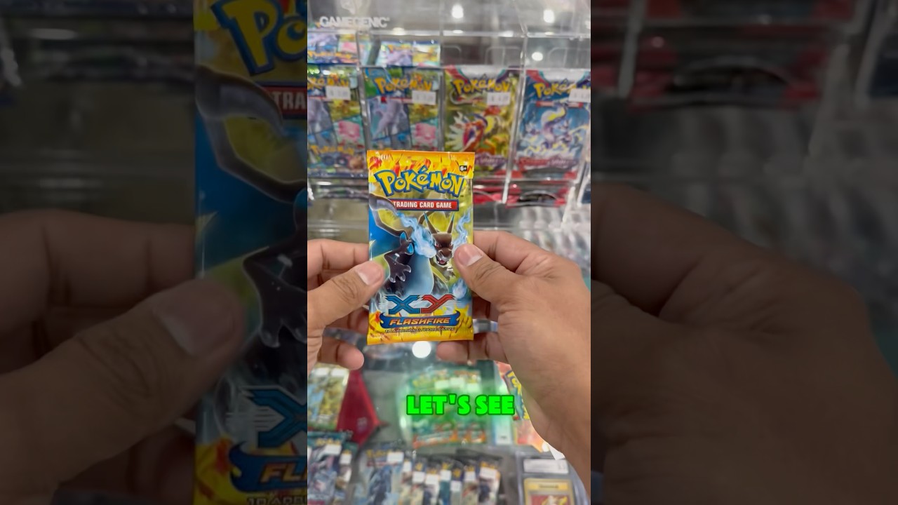 RARE $75 XY Flashfire Pack Opening! #pokemon #pokemoncards #pokemontcg #shorts