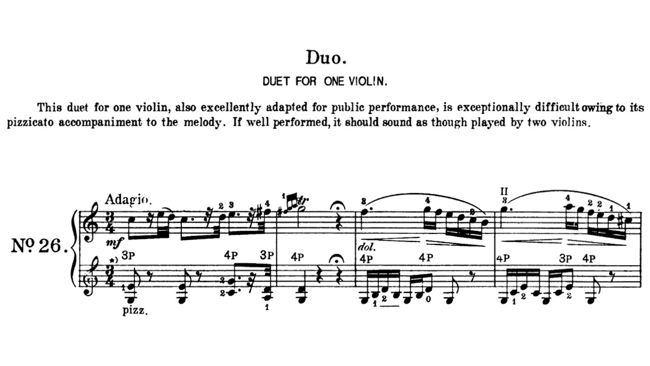 Paganini - Duo merveille, MS 6