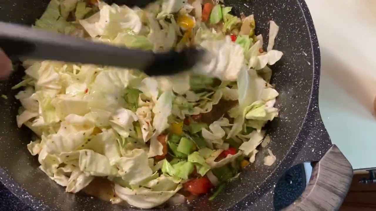 Fried Cabbage Soup Tutorial😃😋👍Try It!!😃🙏