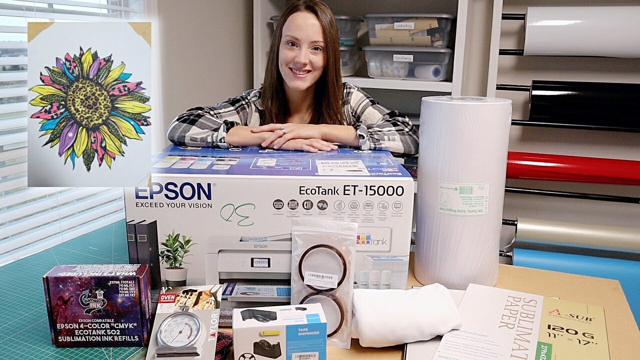Как настроить Epson EcoTank 15000 для сублимационной печати | Необходимые расходные материалы и м...