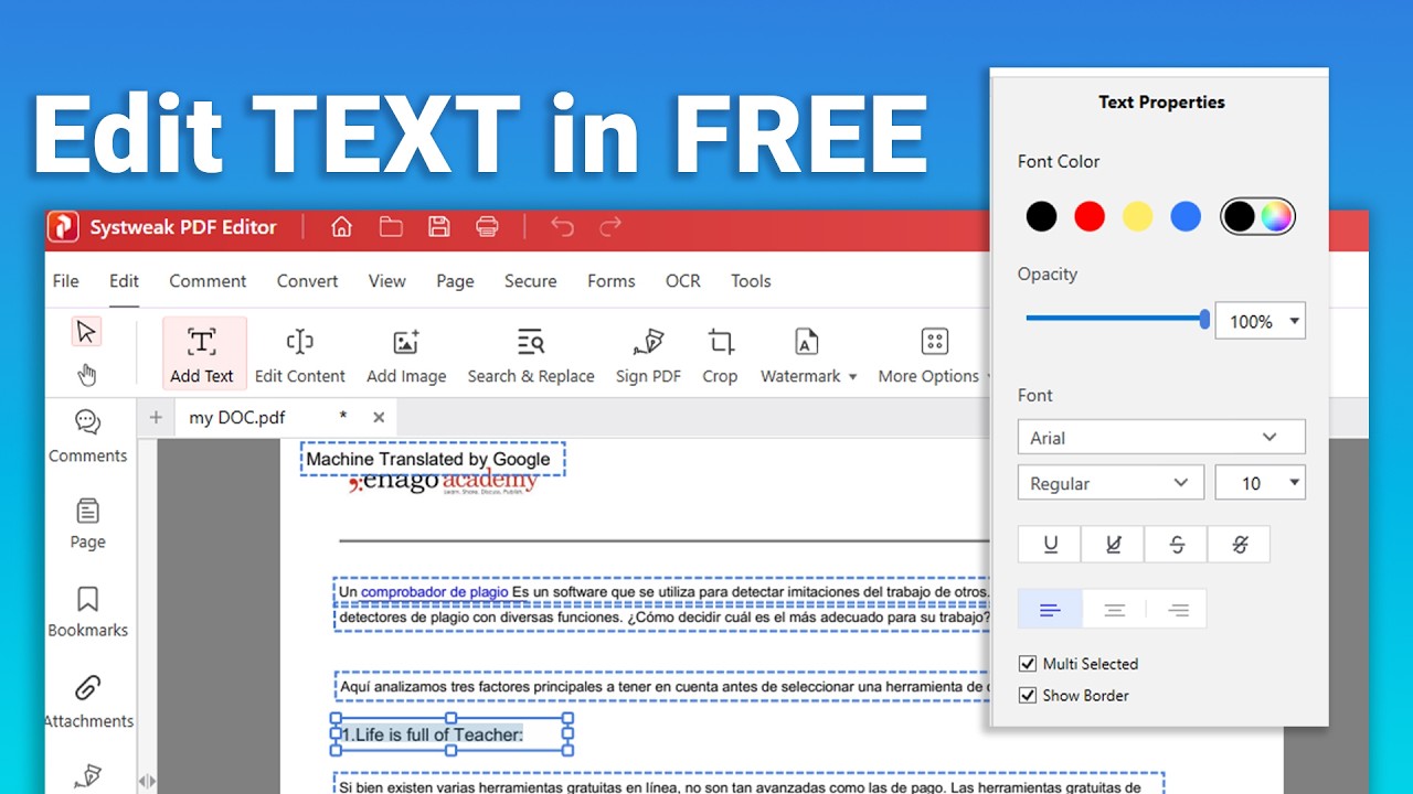 Edit PDF Text Easily Free Offline PDF Tools for Windows & Mac