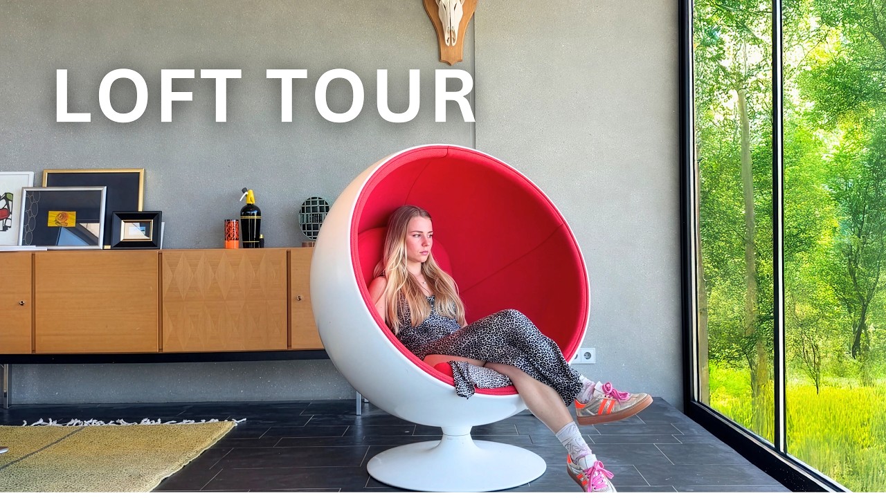 An Eclectic Midcentury Loft in the South of Germany | Hi Fi Interior Design Apartment Tour