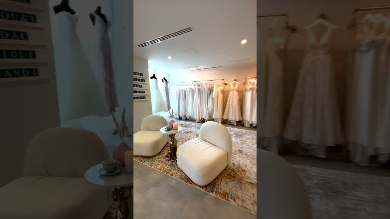 Inside You&I Bridal Boutique Dubai 🤍