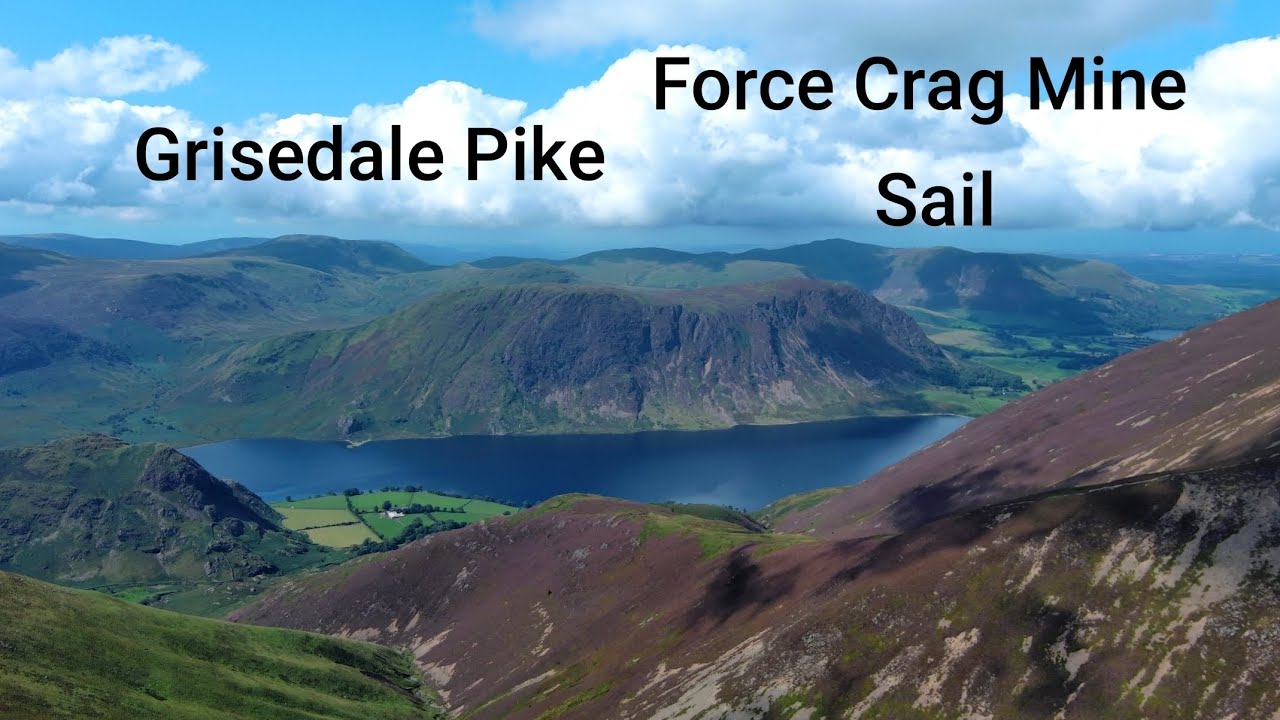 The Lake District, Grisedale Pike, Sail and Force Crag Mine 