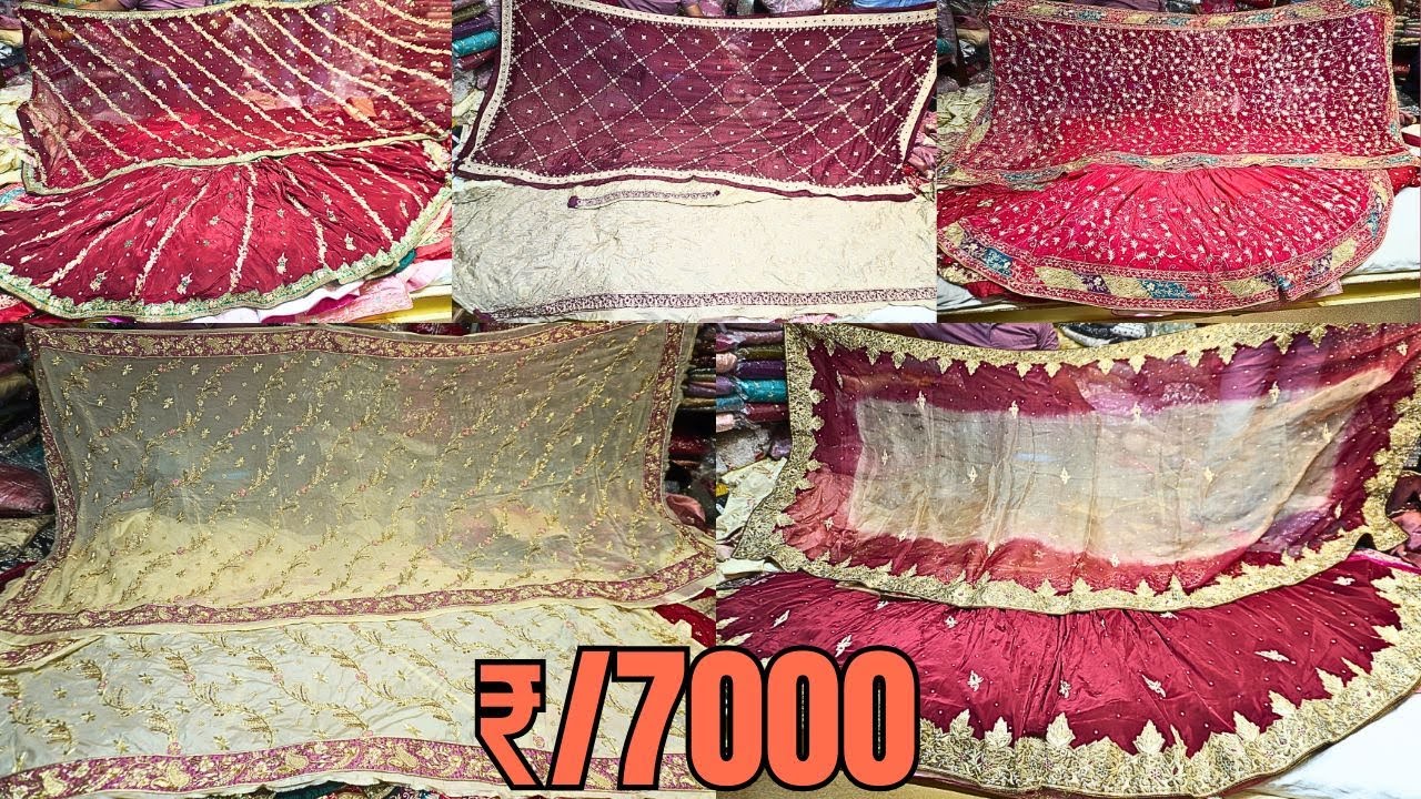 यहाँ मिलेंगे सस्ते गरारे | Latest Design Bridal and Girlish Handwork Gharara