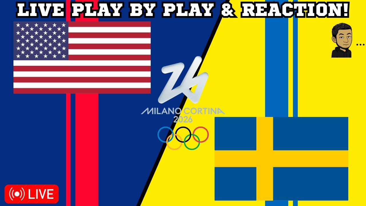 USA vs Sweden | 2026 Winter Olympics | Womens Hockey Live Play By Play & Reaction (2/16/2026)