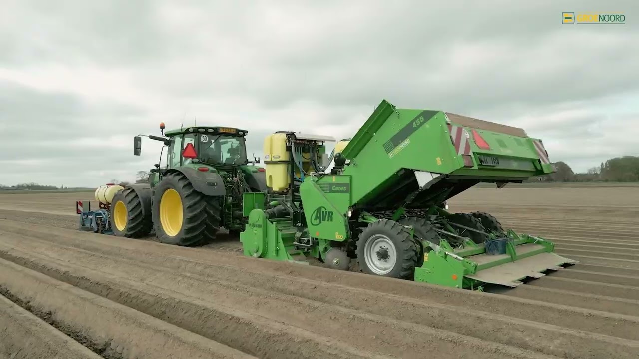 GroeNoord -  AVR Ceres 450 pootcombinatie in actie