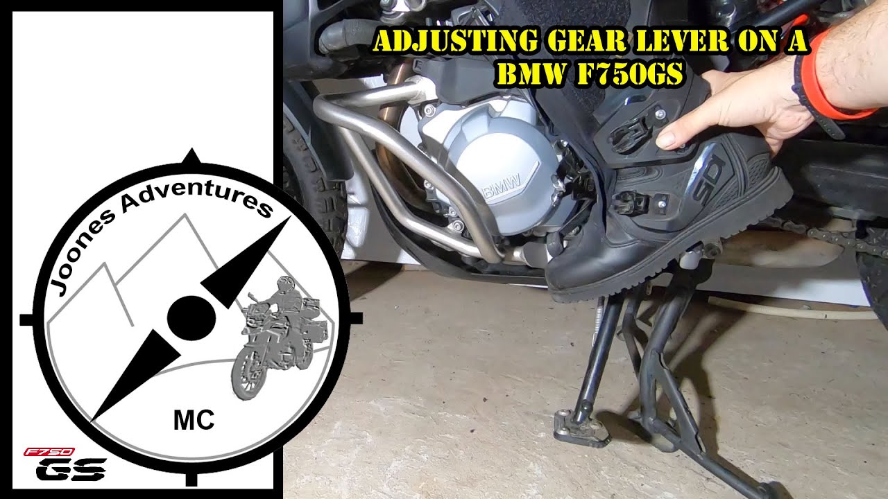 BMW F 750GS, Adjusting the gear lever on my bike