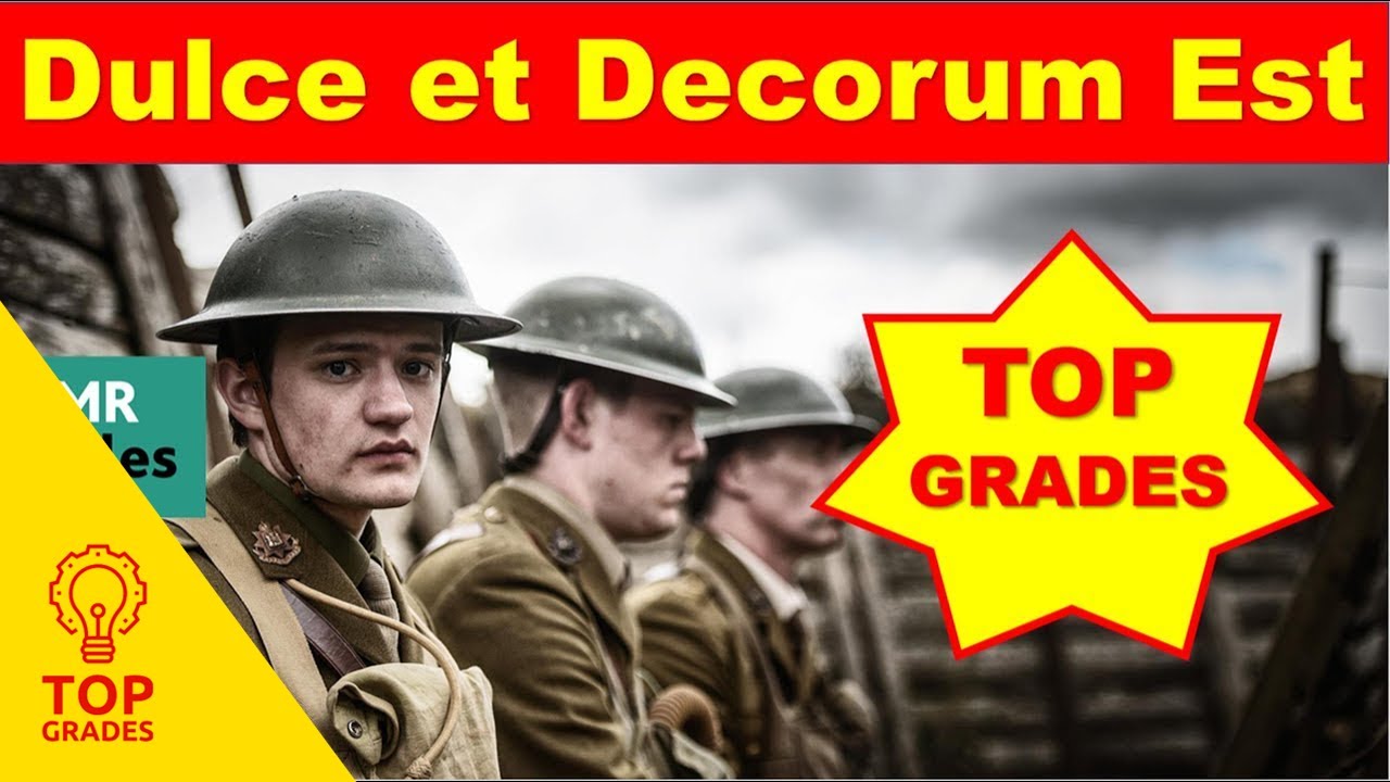 Dulce et Decorum Est ANALYSIS by Wilfred Owen (Mr Salles)