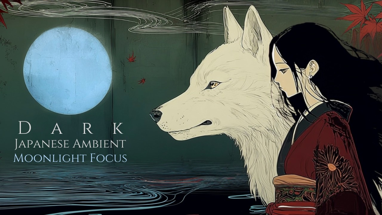 Dark Japanese Ambient — Moonlight Focus | Koto & Shakuhachi