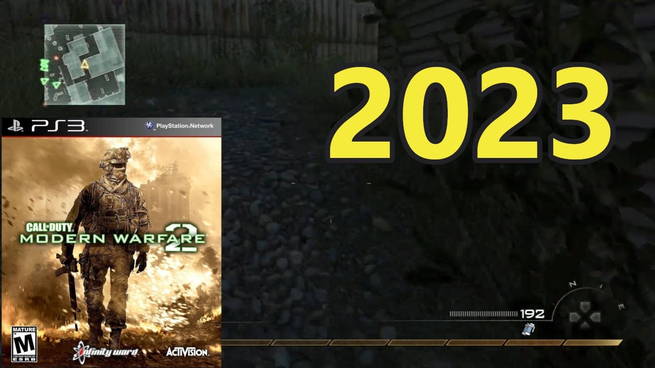 Playing Call of Duty Modern Warfare 2 in 2023 on the PlayStation 3
