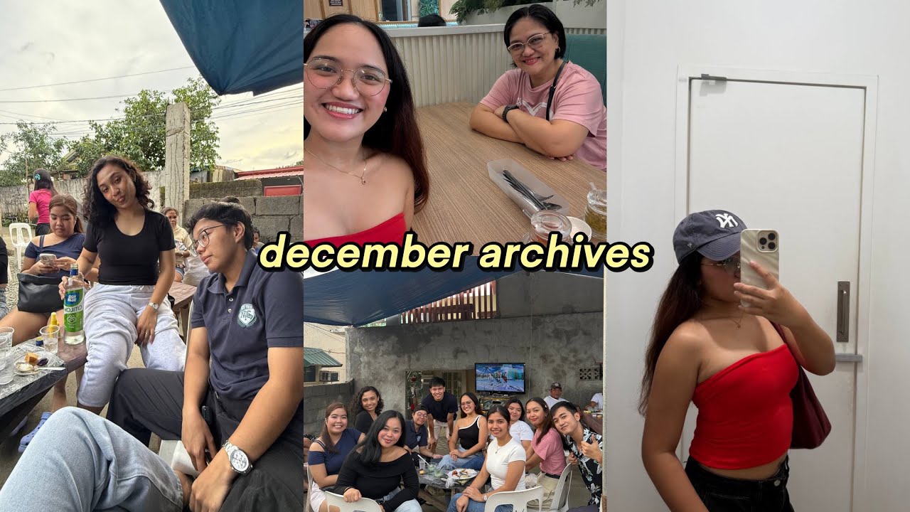 december highlights • mini reunion with my jhs classmates and friends, date with mom at sto. tomas