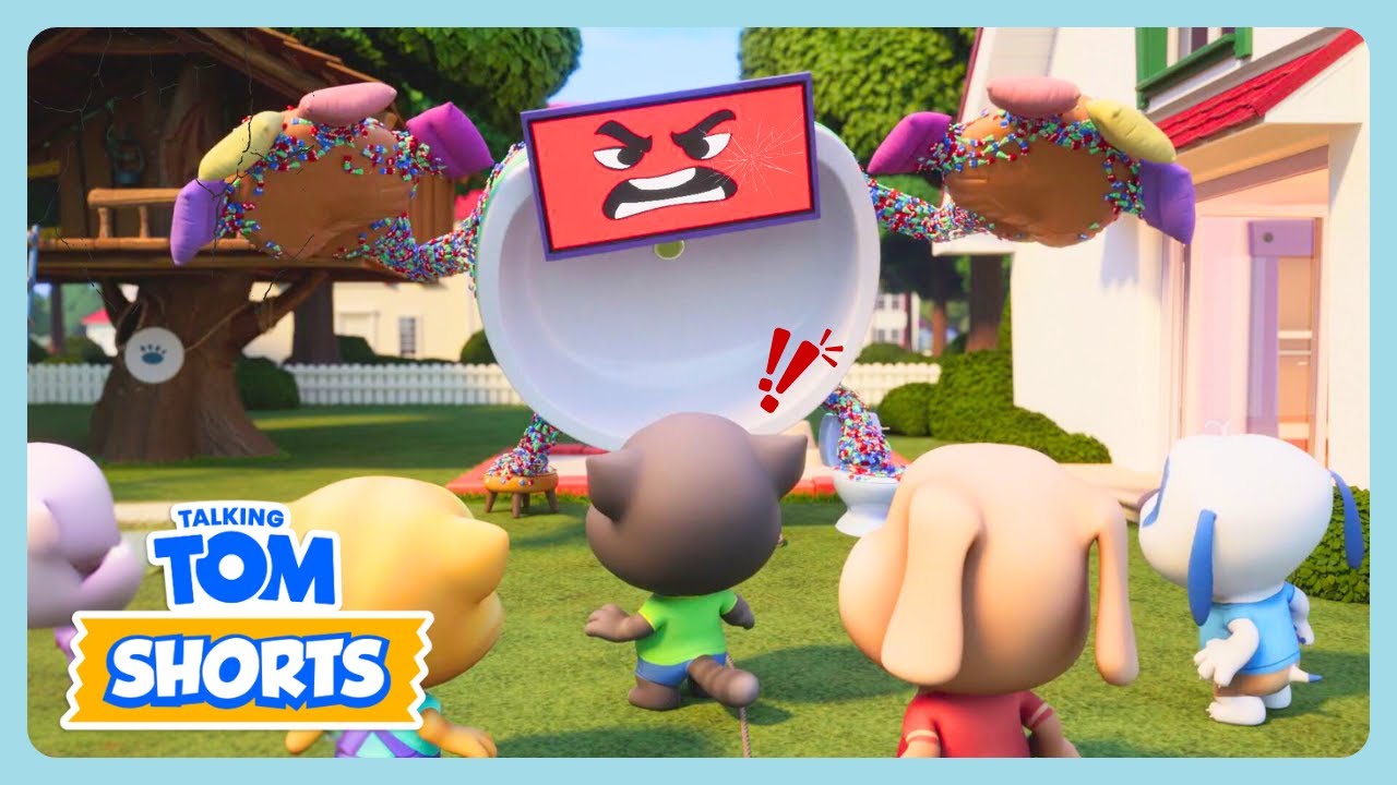 Trash Monster - Talking Tom Shorts | Cartoons for Kids | WildBrain Max