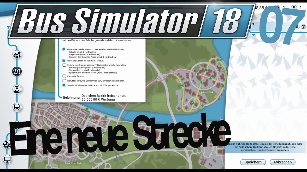 Bus Simulator 18 🚌 #07 - Eine neue Strecke entsteht. (Simulation)