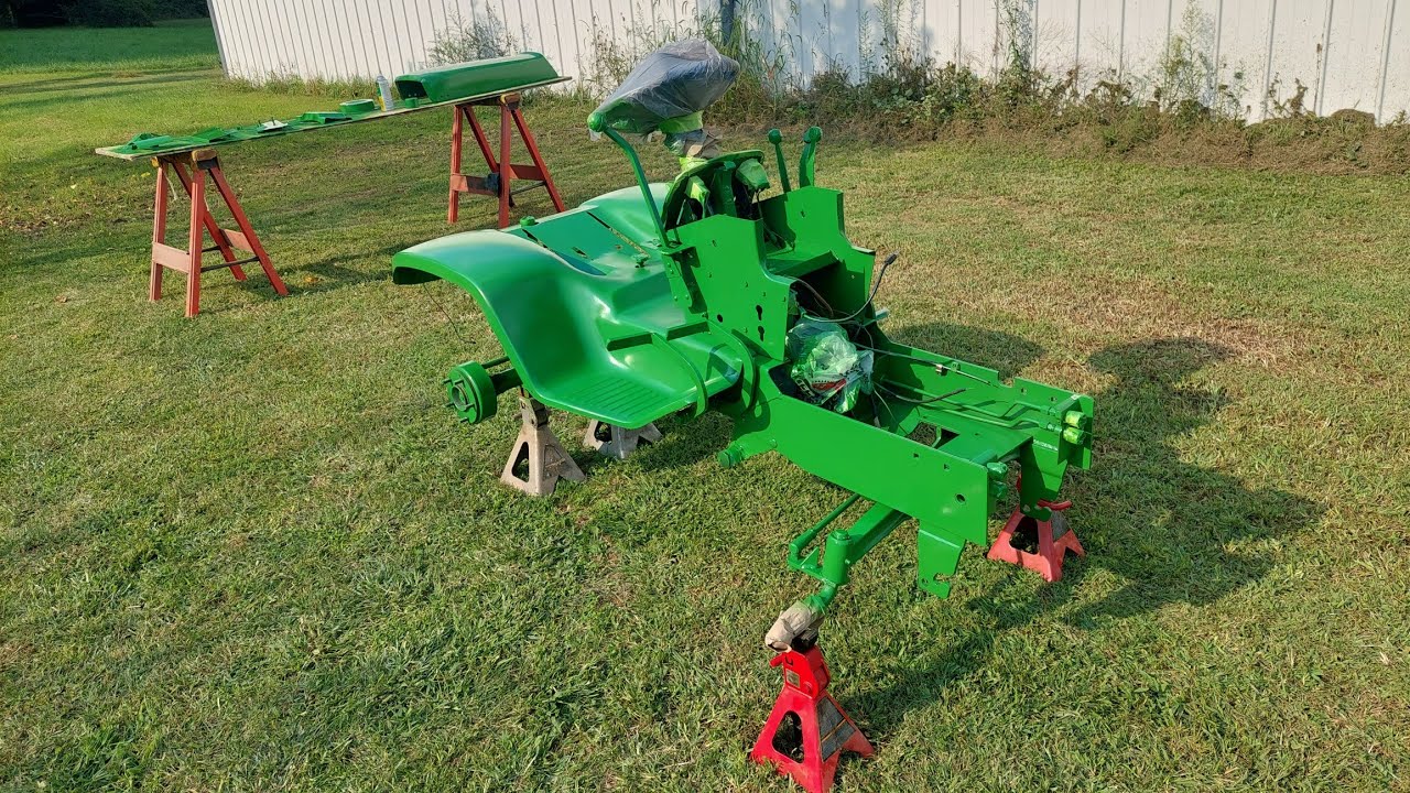 1974 john deere 140 H3 repaint picture slideshow