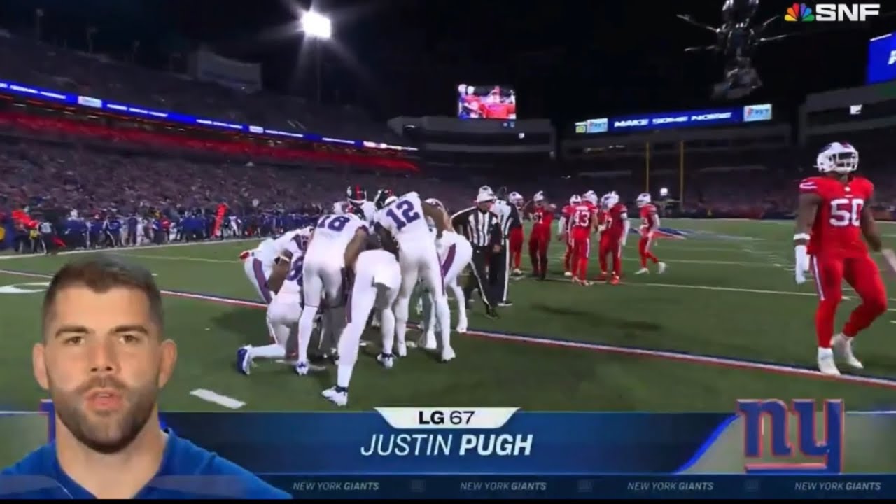 Justin Pugh &ldquo;Straight off the Couch&rdquo; | Giants vs Bills