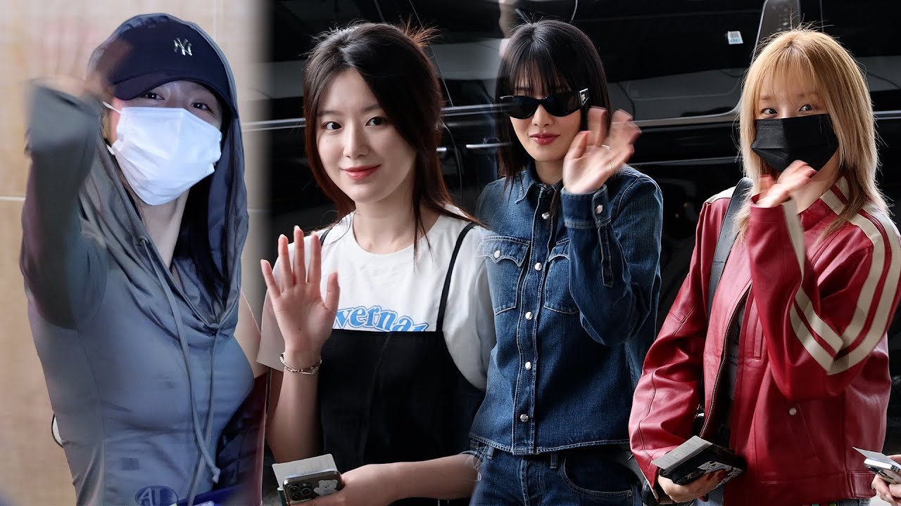 (여자)아이들 (G)I-DLE 김포공항 출국 Departure | 240404