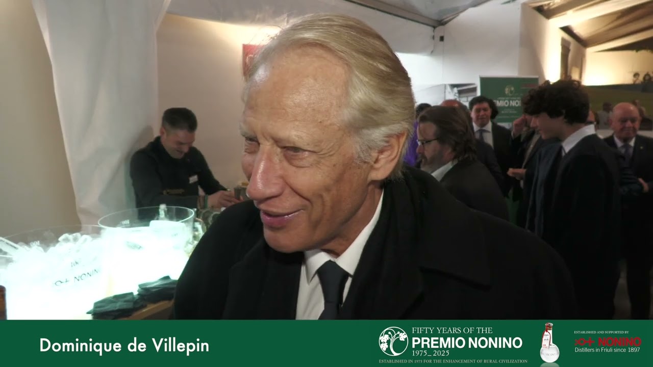 Premio Nonino 2025, intervista a Dominique de Villepin
