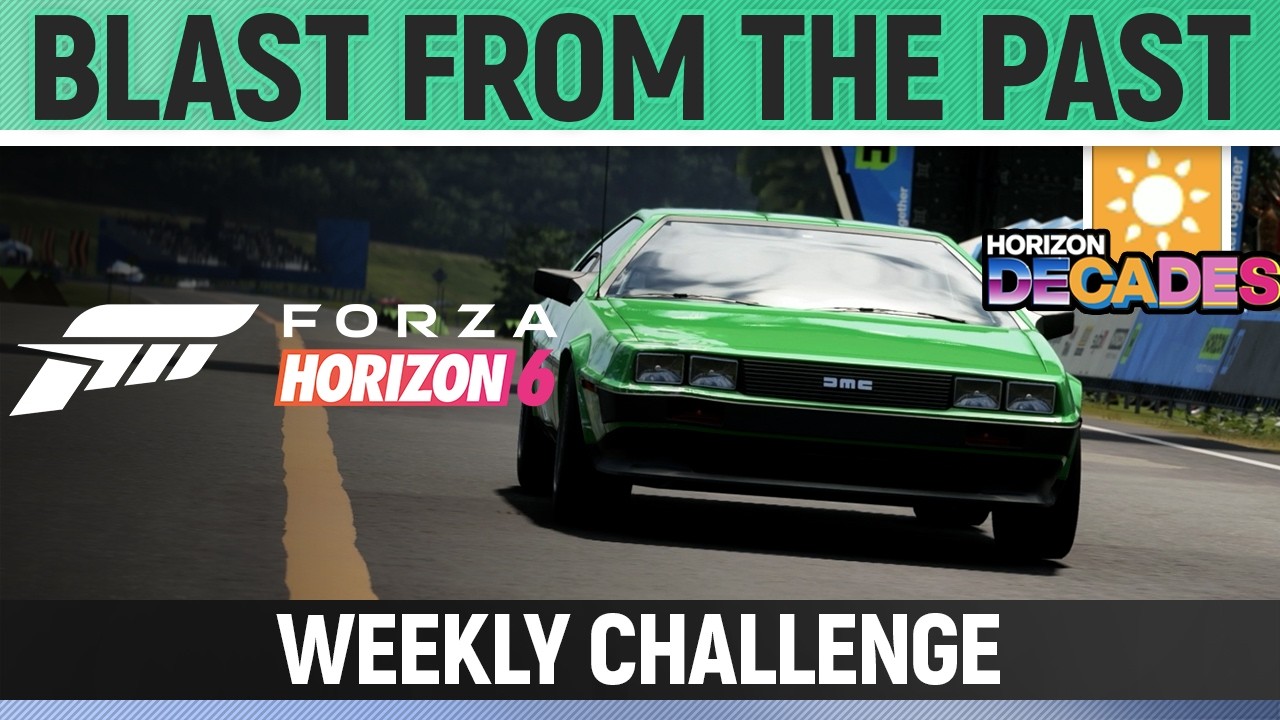 Forza Horizon 6 - Win a Road Race in the DeLorean DMC-12 - Weekly Challenge - Blast from the Past