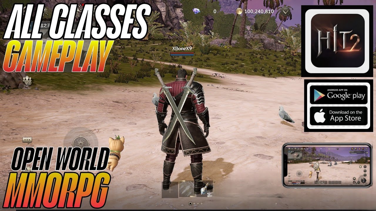 Hit 2 GAMEPLAY ALL CLASSES  MMORPG FOR ANDROID/iOS