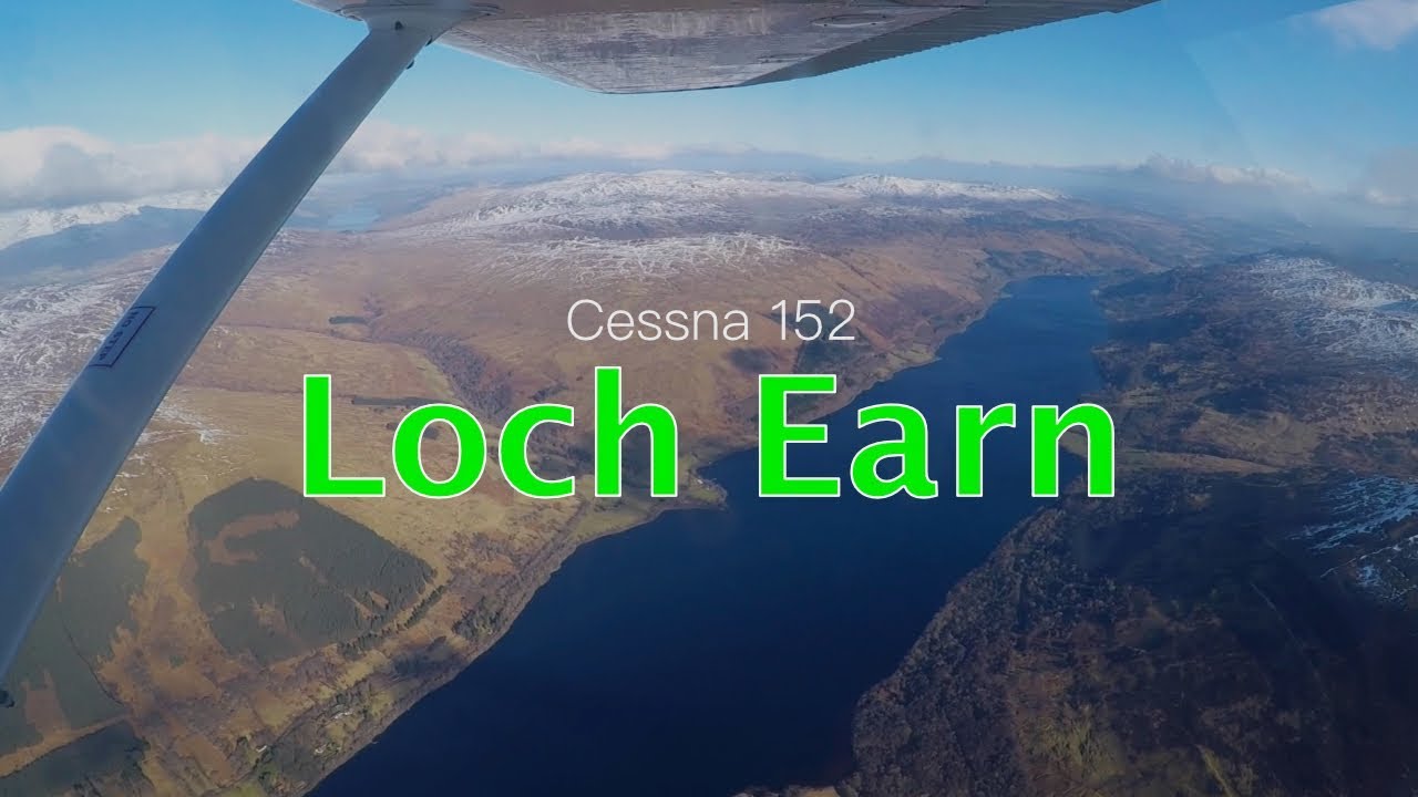 Flying over Scottish Lochs and Mountains! | Cessna 152 | ATC Audio