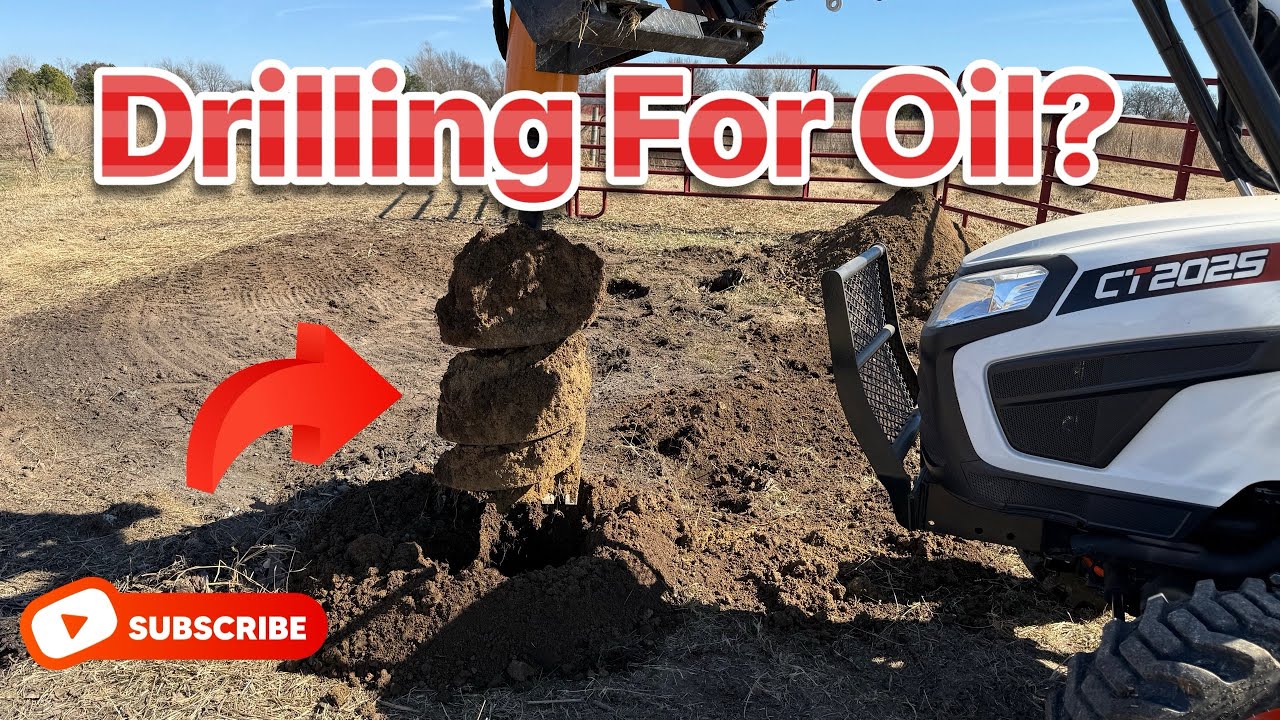 Drilling for oil in my backyard 
